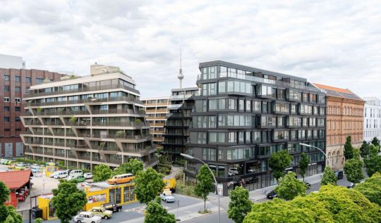 HIGH-END RESIDENTIAL DISTRICT IN BERLIN’S CENTRE.