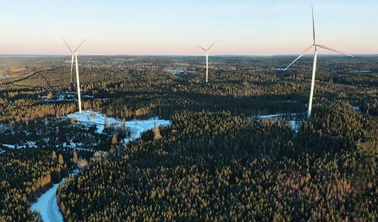 Wind park LAXÅ, Schweden