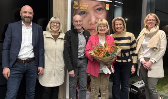 GISELA WIRTGEN HANDS OVER THE CHAIRMANSHIP AFTER 40 YEARS OF DEDICATED WORK FOR CHILDREN IN NEED